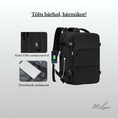 Milvo Multifunkciós Hátitáska - A mindennapok legokosabb megoldása